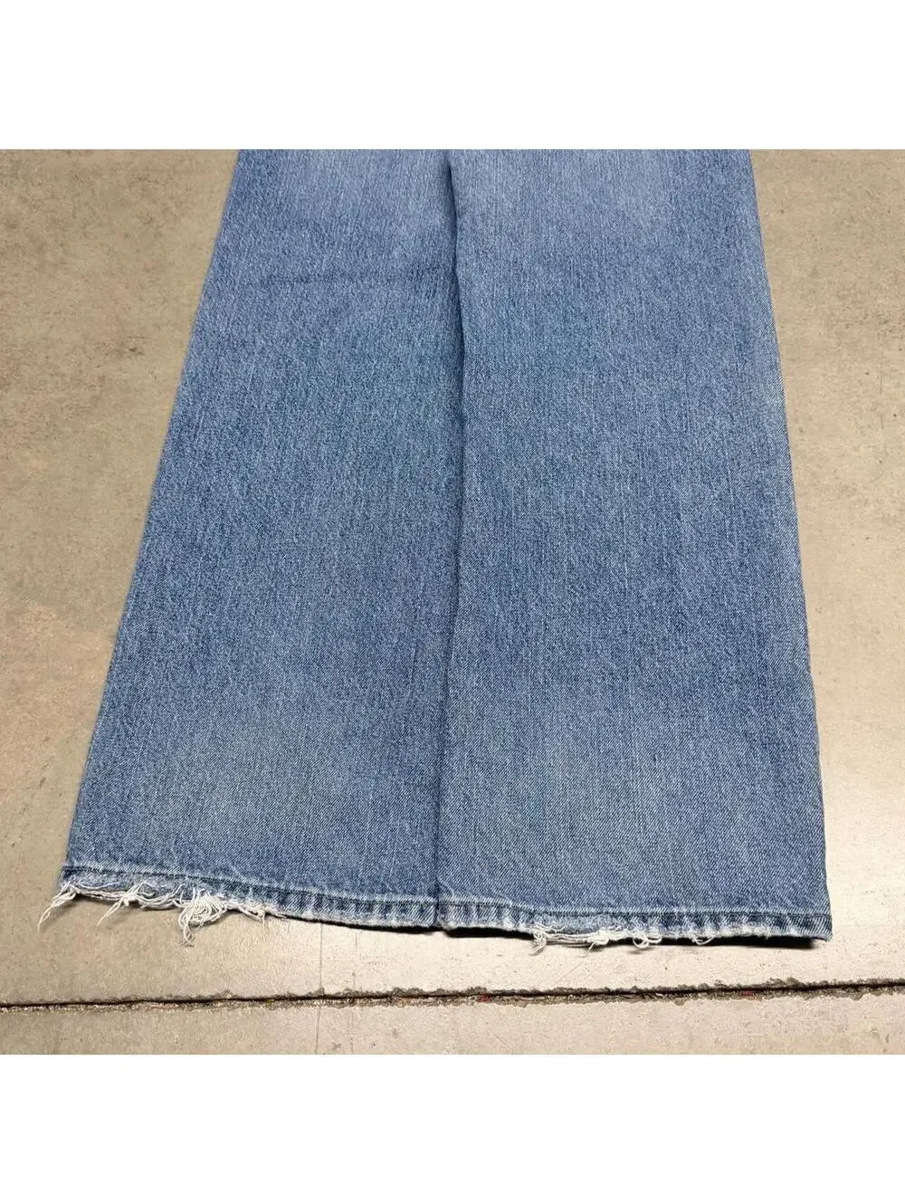 Vintage Anchor Blue Jeans Mens 29x30 Blue Distressed Baggy Skate Grunge 90s Y2K